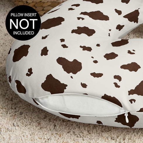 Sweet Jojo Designs Western Cow Print Boy Girl Gender Neutral Nursing Pillow Cover Baby Breastfeeding Slipcover Infant
