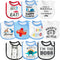 10Pcs Waterproof Baby Bibs Unisex - Newborn Food Bibs for Drooling, Feeding, Eating, Teething, 6-12 Months