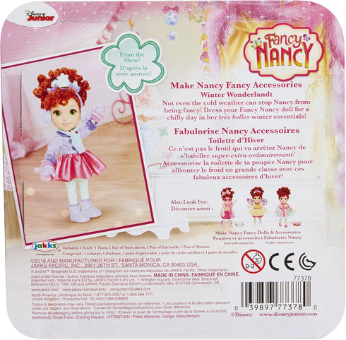 Fancy Nancy Winter Wonderland Doll Accessories - Purple/Blue