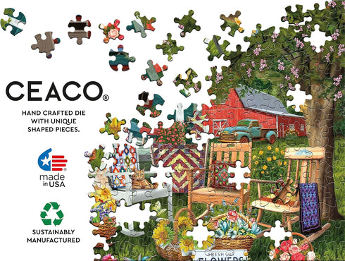 1000 Piece Jigsaw Puzzle - Colorful Quilts by Ceaco