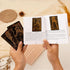 78 Set SUGEYA Tarot Cards with Guide Book, Black Tarot Deck Gift with Tarot Cloth, Chakra Stones and More, Tarot Cards