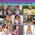 PURPLE LADYBUG DIY Mosaic Photo Frame Craft Kit - Summer Activities for Kids & Teens, Arts & Crafts for Girls 8-12