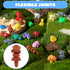 36 3D Set, 36 3D JOYIN Pcs Mini Printed Mix Animals Different Animals Printed Toys - Cute Articulated Flexible