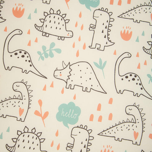 Pack 2 Pack 38x26 SDIII Dinosaur N Play Sheets Fitted Stretchy Microfiber Jersey Knit Dino Mini Crib Sheets