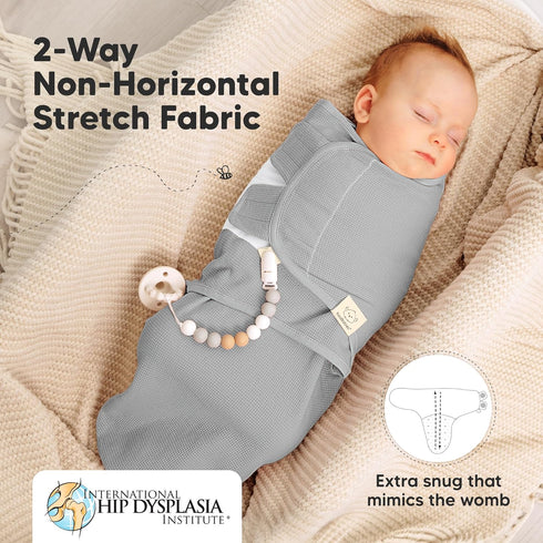 3-Pack 0-3 Organic Swaddles for Newborns, Baby Sleep Sacks Months - Baby Swaddle Wrap, Newborn Wearable Blanket, Infant