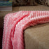 NTBAY Plush Flannel Oversized Baby Blanket, 50X60 Inches Soft Warm Toddler Blanket, Pink