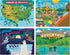 Chuckle & Roar - 4 Pack Tray Puzzles - USA Animal Map, Polar Animals, Adventure Awaits, Fair - 36 & 48 PC Tray Puzzles