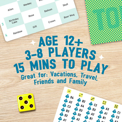 The Chameleon Travel: Award-Winning Spot-The-Imposter Board Game in a Travel Friendly Tin with 20 New Topics