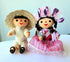 ALKIMIA INC Mexican Handmade Traditional Rag Couple Dolls, 5 inches