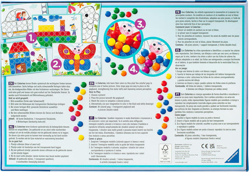 2 Ravensburger Colorino - Engaging Color Recognition Game for Kids | Enhances Creativity | Promotes Fine Motor Skills |