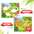 3, 4, 5, 6, 7 Dot Sticker Art Activity - Dinosaurs Dot Art, No Mess Crafts for Kids, Stocking Stuffers Toddlers, DIY