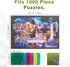 Jigpal 2-in-1 3 6 1000 Tilting Jigsaw Puzzle Board with Stand and Cover, Lightweight Felt Jigsaw Storage Table