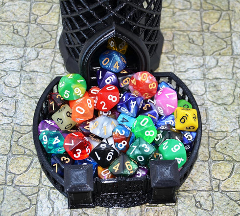 50-Pack D6 D12 D20 6 12 20 (D10, SmartDealsPro Sided Dice Polyhedral Dice with Pouch for DND RPG MTG Table Game Mix