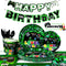 Video Game Party Supplies - 128pcs Tableware Set with Plates, Cups, Tablecloth, and Banner for Kids' Birthday