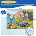 500 500 20.5 15 Pieces Puzzle for Adults,Lake Vacation Puzzle,House and Dogs Landscape Jigsaw Puzzles