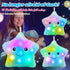 13" Cuteoy Musical Green Star Plush Pillow Glowing Twinkle Night Light Stuffed Animal LED Toys Adjustable Volume