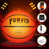 Rechargeable LED Light Up Basketball, Glow in the Dark Sports Basketball with Accessories for Boys