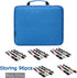 KISLANE 96 Toy Cars Storage Case, Organizer for Mini Toys, Matchbox Cars (Bag Only) (Blue)