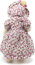 16" oitscute Teddy Bears Baby Cute Soft Plush Stuffed Animal Toy for Girl Women (Red Flower)