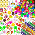 Grastfu 100 Pack Prefilled Easter Eggs with Assorted Toys Inside 6 Surprise