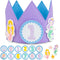 BONNYCO Mermaid Birthday Crown with Interchangeable Numbers 0 to 9, Themed Figures for Girls Birthday Gifts