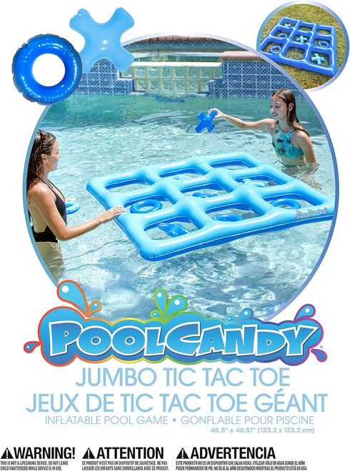 Poolcandy Inflatable Waterproof Jumbo Tic Tac Toe Game
