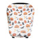 Baby Car Seat Cover Canopy and Nursing Cover Multi-Use Stretchy 5 in