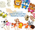 Foam Letter Stickers - Self-Adhesive Alphabet Letters 1/2" for Kids Crafts, 256 Pcs Bulk