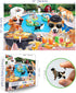 500 Summer (23"x15") Dog Pool Party Puzzle for Adults Piece Funny Animal BBQ Jigsaw Puzzles with Letters on Back Unique