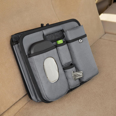 Munchkin Out-n-About Trunk Organizer for SUVs and Cars with Portable Changing Pad and Wet Baby Wipes for Diaper Changes