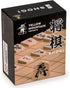 Yellow Mountain Imports Wooden Shogi Japanese Chess Game, Traditional Koma Playing Pieces with Paper Shogiban