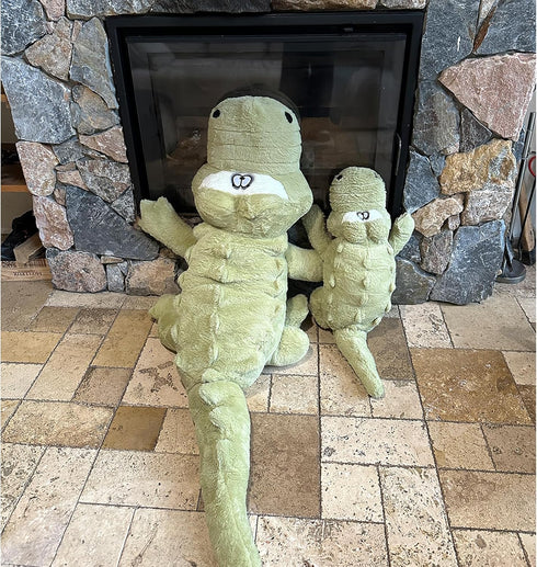 Hofun4U 38 inch Alligator Plush Pillow, Alligator Stuffed Animal, Home Decoration Christmas Valentines Birthday Gift