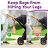 Stroller Hooks for Hanging Diaper Bags, Mommy Stroller Clip and Organizer Hook - Large Carabiner Clips