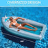 SWIMLINE Swimming Inflatable Pool Float Lounger Raft Mattress, Fun Mat, Classic Cruiser, Blue