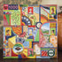 eeBoo: Piece and Love UFO Victorian Ladies - 1000 Piece Adult Square Jigsaw Puzzle for Families, Includes Glossy,