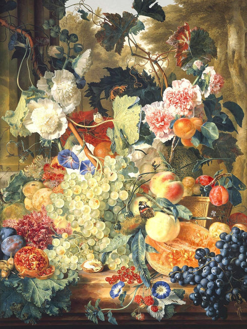 Bgraamiens Puzzle-Fruit Feast-1000 Pieces Square Puzzle Color Challenge Jigsaw Puzzles for Adults and Kids