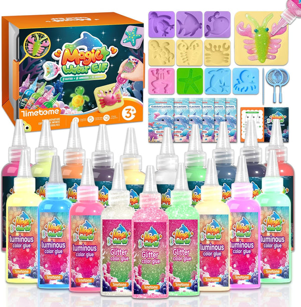 Timetome Magic Water Elf Toy Kit for Kids 20 Gels (11 Standard