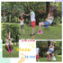6.5ft 5 Set Rainbow Craft Colorful Climbing Rope - with Knotted Foot - Kids Ninja Rope for Ninja Warrior Slackline