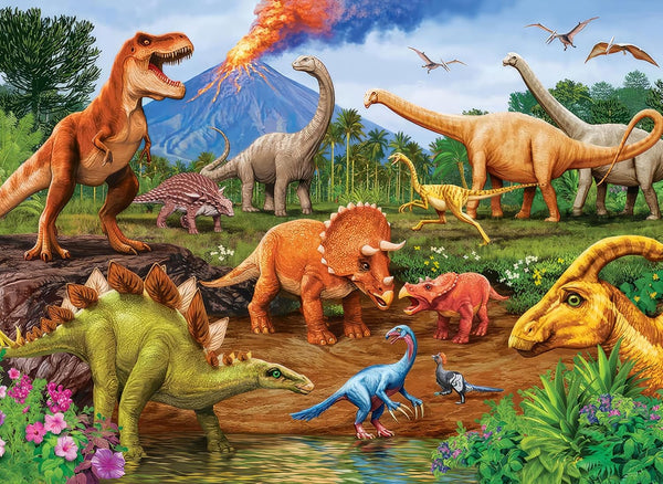 Anguis 500 Piece Puzzles for Adults Jurassic 20.5 x 15 Inch 500 Piece