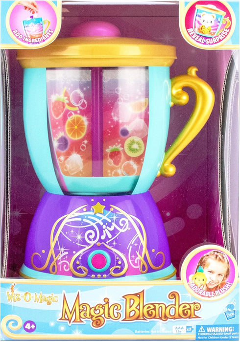 2 4-8 Wiz-O-Magic Surprise Blender Toy with Lights & Sounds Spin & Mix to Reveal Plush Pets Interactive Pretend Play