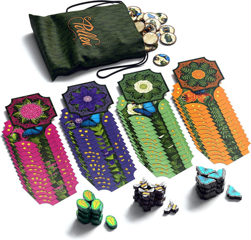 Pollen Board Game - Tile Laying Game for 2-4 Players - 40 Minute Play Time (Base Game)