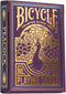 Bicycle Peacock Playing Cards - Purple Cold Foil Premium Deck for Card Games and Magic Tricks