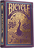 Bicycle Peacock Playing Cards - Purple Cold Foil Premium Deck for Card Games and Magic Tricks