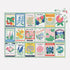 Galison Ever Upward, 1000 Piece Puzzle, Vintage Style Flower Seed Packets, Fun Activity for Adults