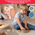 MOMOARI Set 86 6 3 Alphabet Number Early Math Wooden Building Blocks - Blocks in Shapes with Wooden Storage Tray.