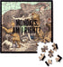 Brass Monkey Mondays, Am I Right? 100-Piece Mini Jigsaw Puzzle, 7.25” x 7.25” – Funny Puzzle with Black Foil