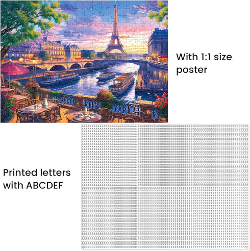 300 Piece Puzzle for Adults - Blooming Paris | Recycled Cardboard Jigsaw Puzzles | Great Gift Idea