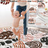 50x50 Baby Play Mats for Floor, Playpen Mat for Babies, Extra Thicker & Soft Floor Crawling Mat, Foldable Non-Slip