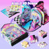 Playset 4 GobiDex Magnetic Doll House for Girls, STEM Toddler Toys with Scenes, Figures, Pets & Stickers Great Birthday