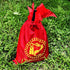 19.6 FT Silk-Like Blue Dragon Poi, Flinging Dragon Spiral Practice Ribbon Streamer with 90 cm Handstick Rod + Travel